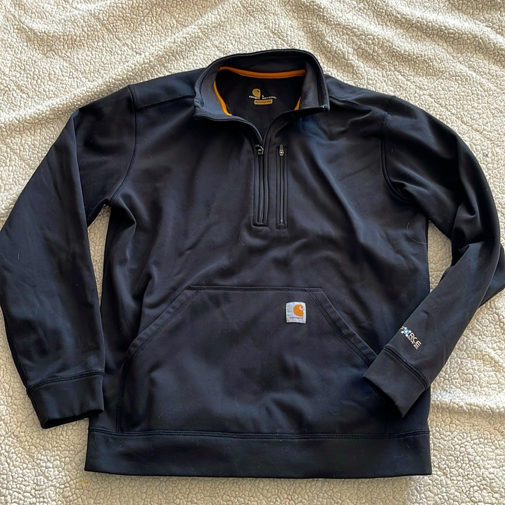 Men’s Large Zipper Half Zip with Front Pocket